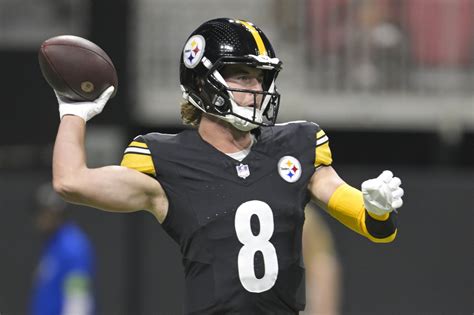 Kenny Pickett and the Steelers’ starters cap an impressive preseason in a win over the Falcons