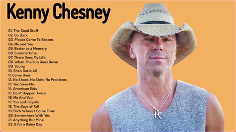 Kenny chesney concert playlist. Over 7,900,000 concert setlists of more than 355,600 artists including tour and song statistics, personal ... Kenny Chesney. Upcoming Events. Cheap Trick BOK Center ... 