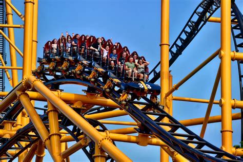Kenny wood. This Premier Rides custom LSM launch coaster opened in 2010 and accelerates from 0-50 mph in 3 seconds. It also features a 95 foot tall 90 top hat, cutback,... 