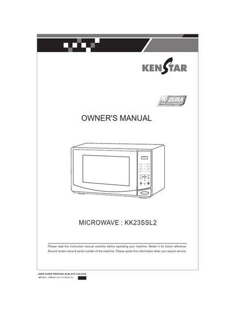 Kenstar dura chef microwave user manual. - Manuale di laboratorio di micologia medica.
