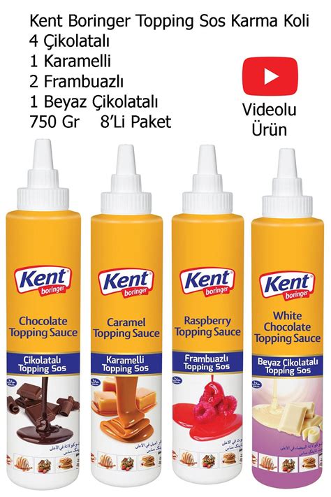 Kent Boringer Karma Topping Sos 750 Gr (Beyaz Çikolata. 