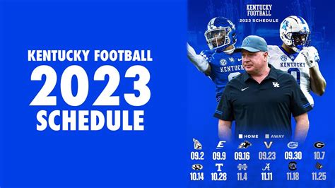 Kentucky 2023 Football Schedule