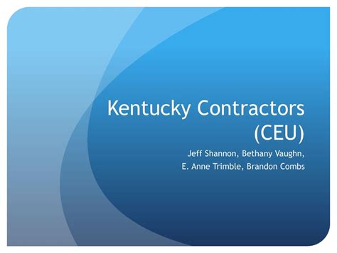 Kentucky Contractors