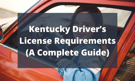 Kentucky Driver’s License Requirements GetJerry.com