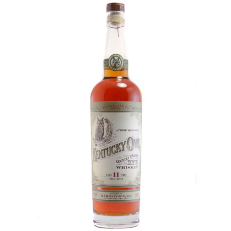 Kentucky Owl 11 Year Kentucky Straight Rye Whiskey - Wooden Cork