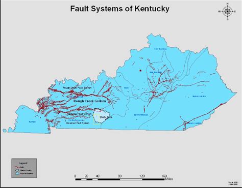 Kentucky fault line map. In geology, a fault is a planar fracture or discontinuity in a volume of rock across which there has been significant displacement as a result of rock-mass movements. Large faults within Earth's crust result from the action of plate tectonic forces, with the largest forming the boundaries between the plates, such as the megathrust faults of subduction zones or … 