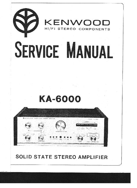 Kenwood ka 6000 service manual free. - Manual de reparacion de yamaha warrrior 350.
