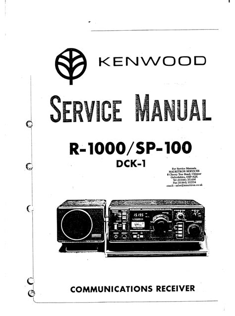 Kenwood r 1000 manuale di servizio. - Guide to concrete masonry and stucco projects quikrete.