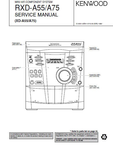 Kenwood rxd a75 mini hifi component system service manual. - Multivariable calculus stewart 7 edition solution manual.