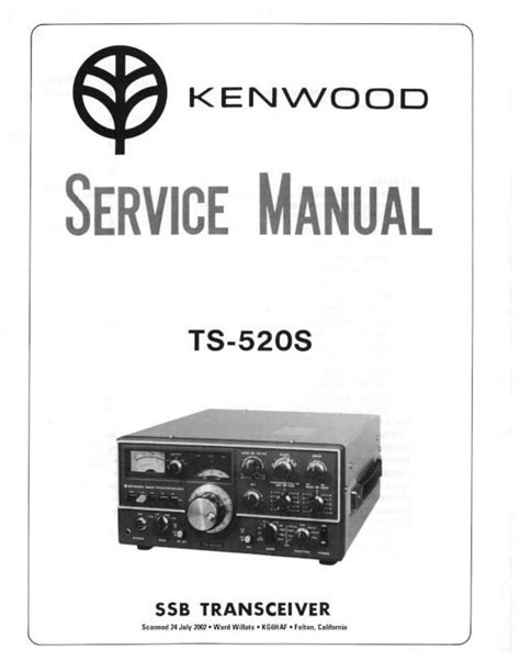 Kenwood ts 520 s service handbuch. - Vermeer r23 manuale delle parti del rastrello.