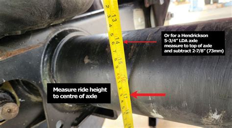 Measure the distance from the center of the wheel to the ground. Sub