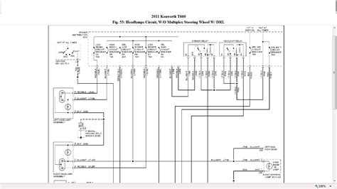Kenworth t680 headlight wiring diagram. The Kenworth T800 is a semi-tractor that is reliable and dependable for all types of hauling. It is a favorite of many businesses and individuals due to its ability to handle heavy loads and its durability. But, like all vehicles, it requires regular maintenance and upkeep. This includes ensuring the wiring system runs smoothly and is up to date. 