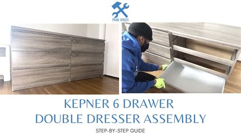 Kepner 6 Drawer Double Dresser Instructions