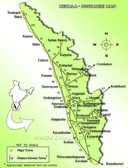 Kerala Driving Distance Calculator, Distance Between Cities, …