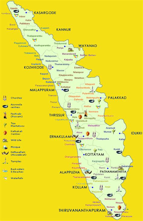 Kerala a complete tourist information guide with map of state city road a. - História do cinema vista da província.