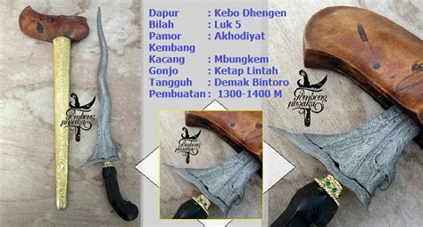 Keris Keningratan Luk 5 untuk Trah Ratu – Kabarno