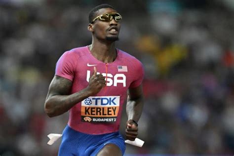 Kerley out in 100 semifinals at worlds while Lyles, Coleman, Hughes move on