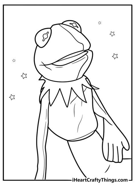Kermit The Frog Coloring Shee