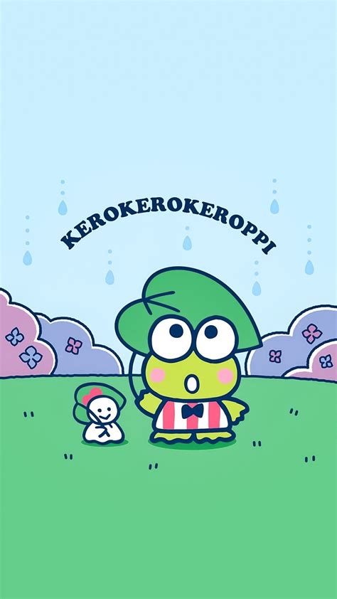 Keroppi lives with his brother, sister, and parents in a 