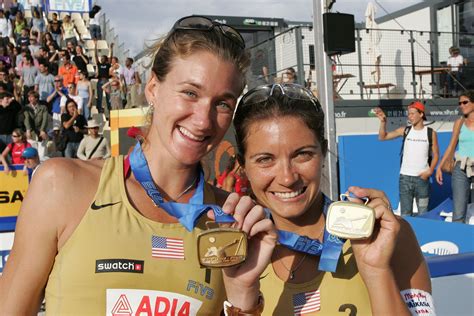 Kerri walsh and. Beach volleyball officially became an Olympic sport in 1996, and in those six Games, Kerri Walsh Jennings and Misty May-Treanor won half the gold medals — … 