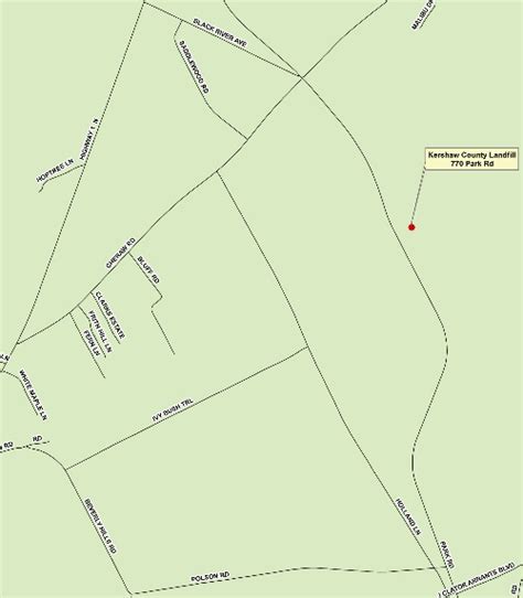 Kershaw county landfill. Kershaw County Landfill 770 Park Road Cassatt, SC 29032 (803) 425-1507 Landfill Map 