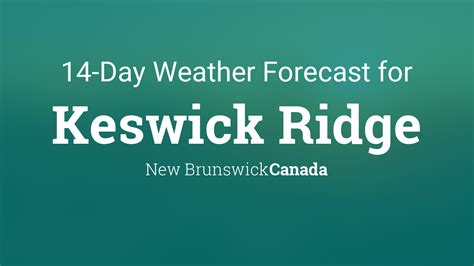 Keswick Ridge fishing and weather conditions - AnglerLive best …