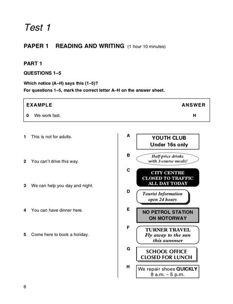 Ket Practice Test Pdf