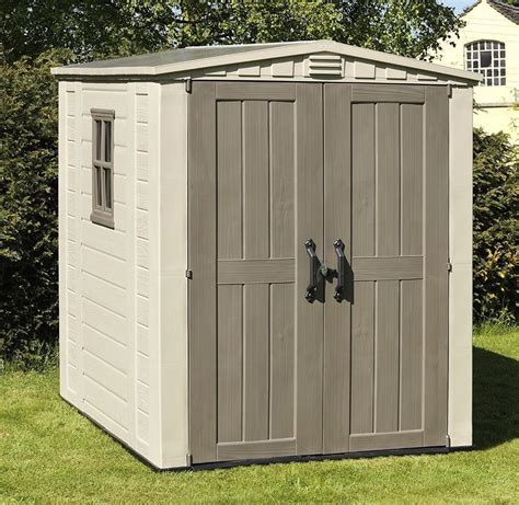 Keter 6x6 Plastic Garden Shed - Gray/Beige for sale online eBay