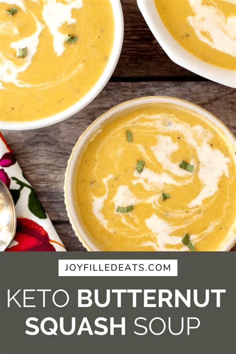 Keto Butternut Squash Soup - Low Carb, Gluten-Free, …