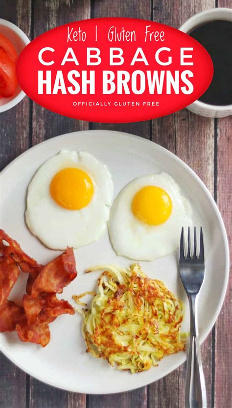 Keto Cabbage Hash Browns - Officially Gluten Free