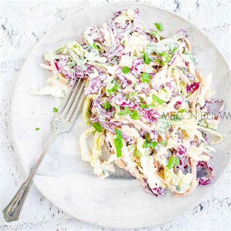 Keto Coleslaw Sugar-Free Creamy Dressing - Mad Creations Hub