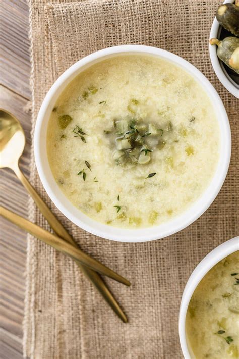 Keto Dill Pickle Soup Healthful Pursuit