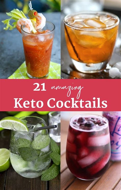 Keto Drinks & Beverages [Low Carb Energy Drinks & Alcohol]