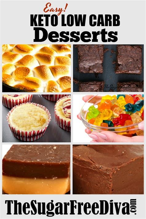 Keto Low Carb Desserts - THE SUGAR FREE DIVA