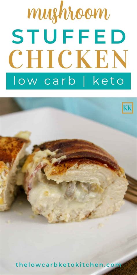 Keto Mushroom-Stuffed Chicken Breasts