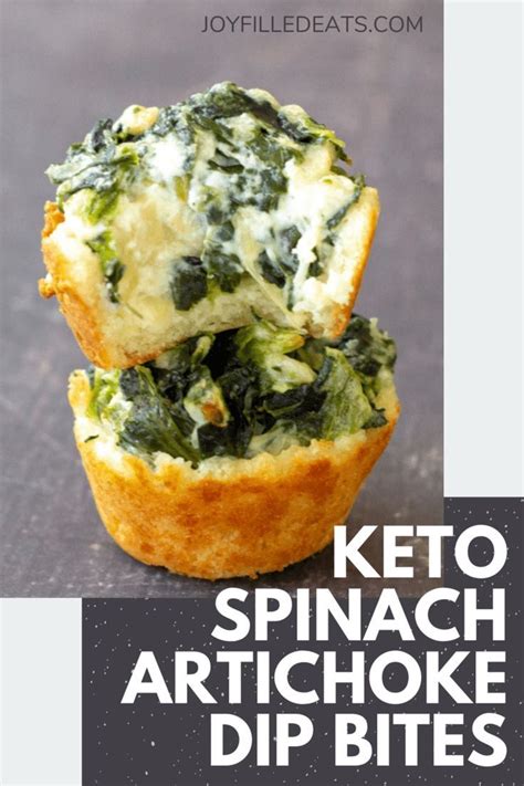 Keto Spinach Artichoke Dip Bites - Low Carb, Gluten-Free, THM …