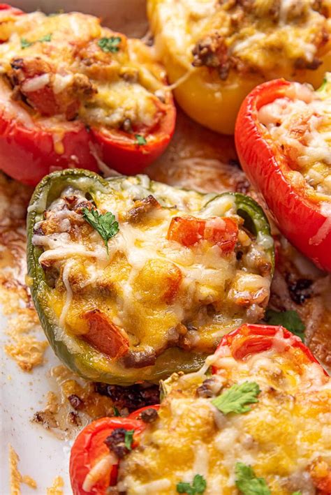 Keto Stuffed Bell Peppers TikTok