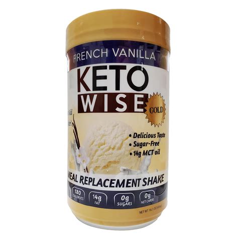 Keto Wise Vanilla Meal Replacement Shake - HealthSmart Foods