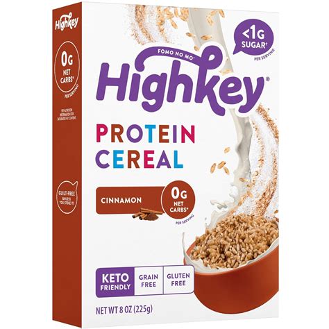 Keto diet breakfast cereal. One serving of Optavia breakfast cereals and oatmeals has 100 calories, 11g of protein, 15g of carbs, and only 1g of fat. ... BariWise Protein Diet Cereal. BariWise is owned by the company called Diet Direct, one of Optavia’s competitors. ... Snack House offers Keto-friendly cereals with Milk Protein Isolate … 