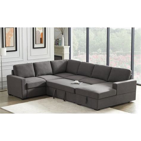Ketterman sleeper sofa. The storage space is amazing for that. This sectional sleeper sofa is designed for multiple uses and will save your room space, which makes this sofa bed a great choice for your bedroom, living room, apartment, dormitory, office, etc. This sectional sleeper sofa couch comes with 3 boxes. Easier and quicker assemble with all tools included 