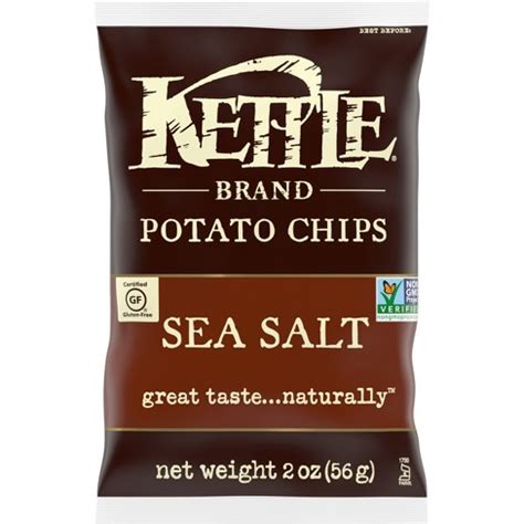 Kettle Brand Potato Chips, Sea Salt Kettle Chips, Snack …