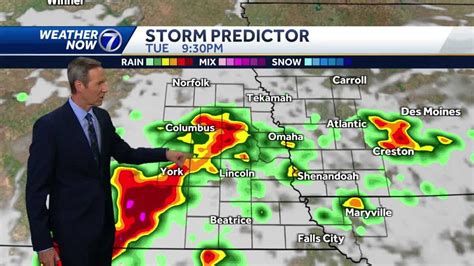 OMAHA, Neb. (WOWT) - Today is a 6 First Alert Weather Day. The First Alert Weather Team is tracking a large storm system bringing rounds of rain and storms to the area and the threat of severe ... . 