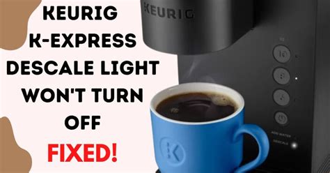 Keurig k express descale light reset. Here are some of the most common reasons why the K-Supreme descale light might be staying on: One little mistake is pressing the wrong button, which could mess up the descaling process. The descaling solution you used to descale your Keurig may not have been the right one. You may not have followed the descaling process properly. 