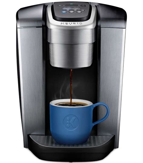 The Keurig K-Elite coffee maker features a Strong Brew setting for when you want to brew a bolder cup of coffee, and an Iced setting to brew hot over ice for a refreshing, full-flavored iced coffee. It features five brew sizes, so you can brew 4, 6, 8, 10, or 12oz of your favorite coffee, tea, hot cocoa, or iced beverage in under a minute at .... 