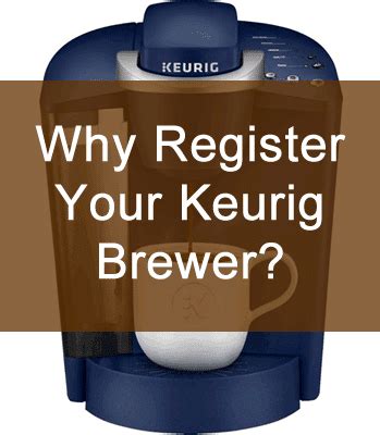 Complete Your Keurig Registration. If you have not already done so, it is highly recommended to Register your Keurig brewer now that you have obtained the serial number. This step is crucial as most Keurig machines come with a one-year warranty. By registering your brewer, you not only activate the warranty but also retrieve the specific model .... 