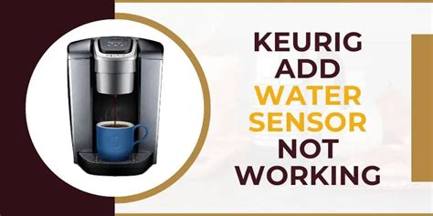 Keurig water sensor not working. What kind of water do you use with Keurig 2.0? Please note that distilled water is not recommended for Keurig 2.0. It is so pure that the sensors in Keurig 2.0 can not operate properly with it. So if you own a Keurig 2.0 brewer, only use tap water or regular filtered water, and just descale your machine every so often. Frequently asked questions 
