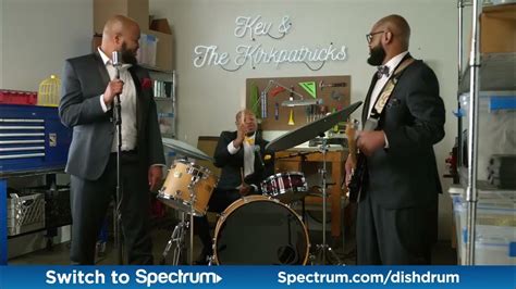 Aug 15, 2023 · An improvised band named Kev & The Kirkpatricks, featuring Kevin Fredericks, Tony Baker, Tahir Moore, and Ron G. Let’s discover more about it. You can watch the 2023 Spectrum One rap commercial here on iSpot.tv . . 