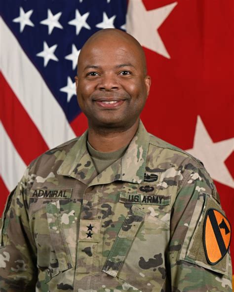 English: U.S. Army Maj. Gen. Kevin D. Admiral poses for his of
