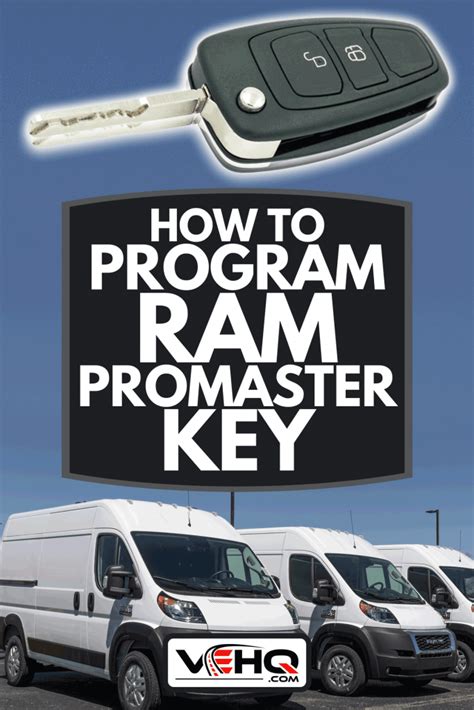 Key Fob Programming 2024 Ram ProMaster Mopar How-To