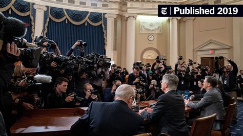 Key Moments From the First Public Impeachment Hearing